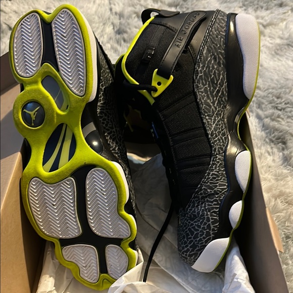 Jordan 6 Rings Black and Gray Sneakers - Picture 3 of 11